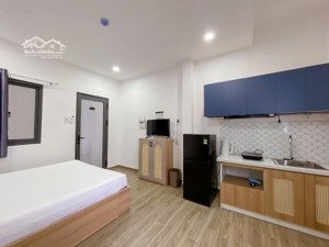 cho thuê phòng trọ studio full nội thất đường hồ văn huê p9 phú nhuận giá rẻ 7.5tr có 2 cửa sổ