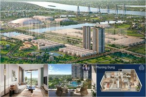 hiếm! bán căn góc 3pn masteri grand avenue cổ loa, view cầu tứ liên sông hồng, giá 8,x tỷ, htls 80%