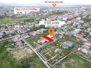 chính chủ bán ô đất 222m2 khu 10, phường hà an, giá siêu hời
