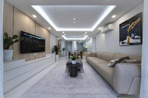 bán căn hộ riverside residence 98m2 tầng cao, ban công đông nam, nhà đầy đủ nội thất mới 100%