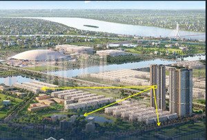 2pn 2vs tầng 37 masteri - vinhomes cổ loa hướng đông bắc view sông, biệt thự, giá 5,4 tỷ ký mới cđt