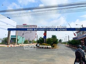 chủ buông sổ lô đất mặt tiền ql 50, kdc phước đông, giá tốt !!!