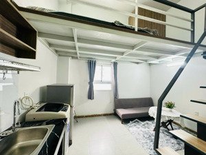 q7 - căn hộ dịch vụ cao cấp 30m2 - an ninh - có thang máy - full nội thất, máy giặt riêng