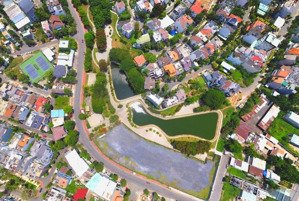 138 tr/m2: sở hữu ngay lô góc 3mt villa 280m2 ctxd hầm, 3 tầng view trực diện công viên cao đức lân