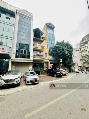 mp hoàng ngân - toà vp 6 tầng thang máy - vỉa hè - vừa ở vừa kinh doanh - 2 mặt thoáng trước sau