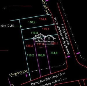 chính chủ cần bán đất mặt tiền đường bưu điện, xã diên phú, diên khánh sổ đỏ riêng giá tốt