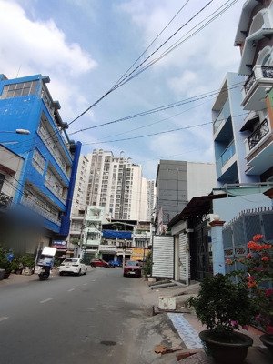 bán nhà mặt tiền cx phú lâm d, cạnh cv bình phú quận 6, diện tích 4x17m chỉ 9.99 tỷ