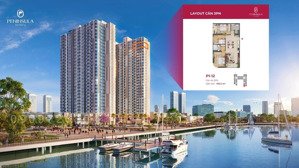 bán căn góc tầng cao 3pn, 106.5m2 tại peninsula đà nẵng, 88 triệu / m2