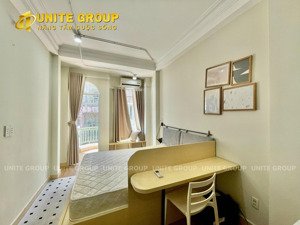 cho thuê căn hộ studio ban công đầy đủ nội thất q1 gần bùi viện, bộ công an, đh văn lang, đề thám