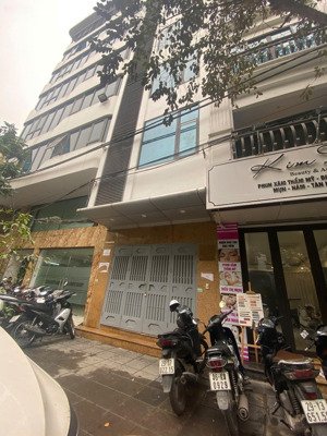 cho thuê nhà dương khuê, dt 55m2, 6,5 tầng, mt 4m, thông sàn, thang máy, 40tr/tháng