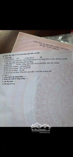 cần bán lô đất đường lý thánh tông đoạn 7,5m diện tích 100m ( giá 12,3 tỉ )