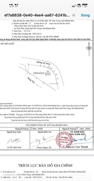 bán đất mặt tiền bờ kè sông tắc, vĩnh thái, nha trang bám đường hơn 30m