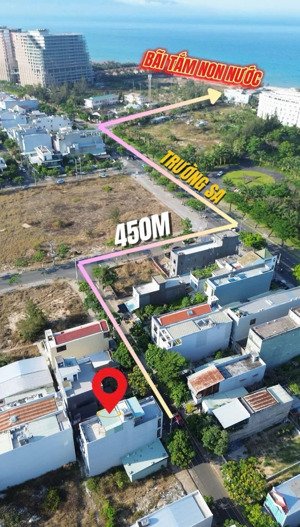 chủ gửi bán nhanh nhà 3 tầng 5p ngủ, đang cho thuê 20tr, vị trí ngay bãi tắm non nước, ra biển 300m