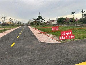lô góc giá 1.3 tỷ - gần bến xe, gần khu công nghiệp 400ha, gần bãi tắm, gần vsip, gần flamingo...