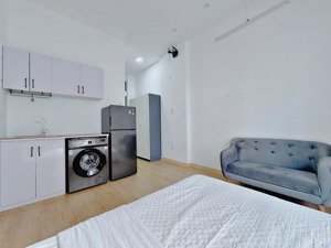 thuê ngay studio 35m2 ban công - máy giặt - gần quận 1 - nguyễn hữu cảnh, bình thạnh