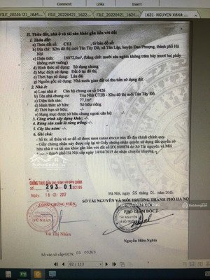 bán căn hộ cc đẹp, nhiều tiện ích tại kđt mới tân tây đô, 3,6 tỷ, 77,2m2