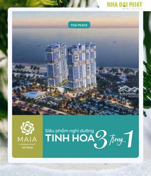 căn hộ maia resort hồ tràm giai đoạn đầu giá chỉ 2tỷ3 bàn giao hoàn thiện cao cấp vận hành fusion