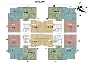 bán căn hộ rẻ nhất dự án bonanza duy tân giá 6,6 tỷ sẵn sổ đỏ, tầng đẹp có view