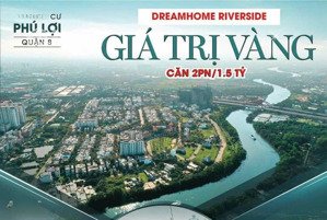 cần chuyển nhượng căn hộ dream home riverside q8 mặt tiền nguyễn văn linh 75m2 với 3pn 2wc 1tỷ950