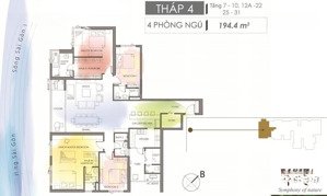 căn hiếm! căn hộ 04 phòng ngủ toà lotus - vista verde: 214m2, view sông. giá: 16 tỷ. lh: 