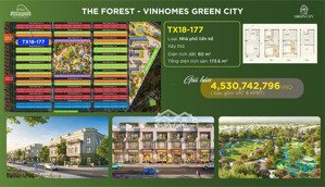 hoa hậu đây rồi! giỏ hàng độc quyền với căn nhà phố liền kề - tdt = 173,6m² - giá chỉ ~4,53 tỷ