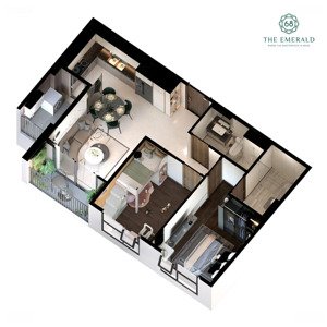 căn hộ 2pn2wc - cđt coteccons - thanh toán 30% nhận nhà