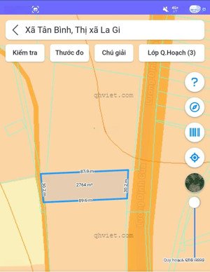 2.764m2 (30x98) 2 mặt tiền giá chỉ 3 tỷ mặt tiền đường lương đình của