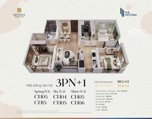nhà em bán căn góc hoa hậu 81.1m2 3pn 2wc tòa v1 the victoria giá 5,9 tỷ lh 