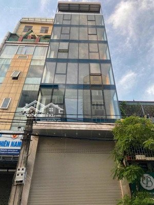 cho thuê nhà trung kính- dịch vọng hậu, dt: 100m²x 7t có hầm, thông sàn, thang máy, ô tô đỗ. 65tr