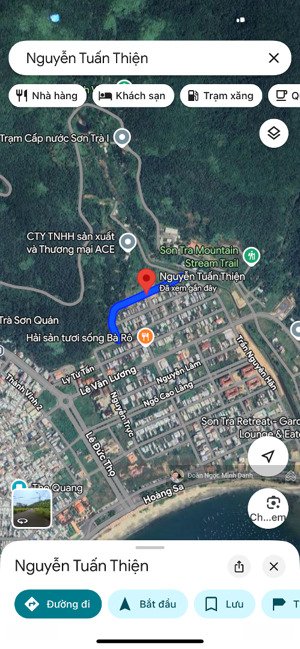 bán lô góc siêu đẹp sơn trà hướng biển, tựa núi diện tích lớn thích hợp xây villa 623m2