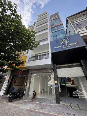 cho thuê tòa nhà mặt tiền đường trần phú quận 5 diện tích 121,9m2 kết cấu trệt 7 lầu tm, giá 115tr