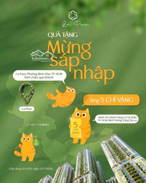 lapura 50 suất ngoại giao, tặng 5 chỉ vàng cho khách chọn được căn -bàn giao full nội thất 46tr/m2