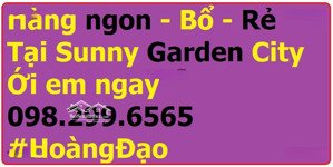 call em, hoàng đạo là mua được. kđt sunny garden city, ngon, bổ, rẻ. lh hoàng đạo 