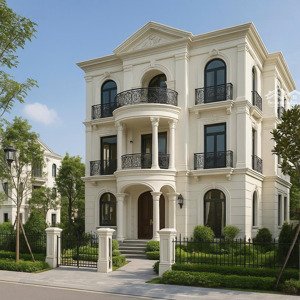 bán biệt thự song lập 172m² xây 4 tầng + tum, full công năng giá chỉ từ 40 tỷ