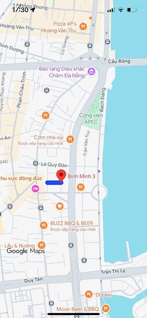 bán đất mặt tiền đường bình minh 3 ngay phố đi bộ bạch đằng - giá 11 tỷ tl