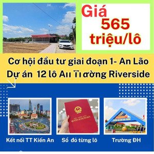 bán 13 lô đất 68m2 tại đường 362, thái sơn, an lão, hải phòng, chỉ 565 triệu