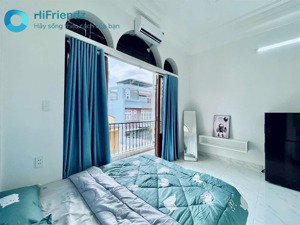 thuê ngay studio ban công thoáng máy giặt riêng, thang máy tại nguyễn xí - bình thạnh - full nt