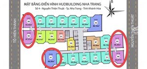 bán cc hud building nha trang, giá 2, xtỷ, diện tích 43m2, siêu hot
