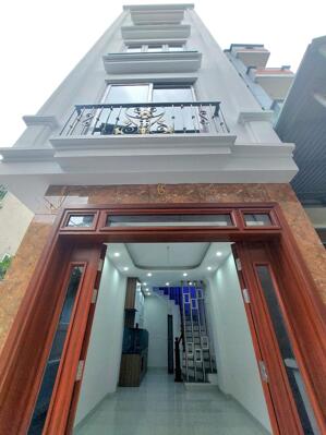 Nhà mới gần Phố Nhổn - ngõ thông , đường ô tô tránh nhau cách 10m .