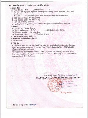 bán nhà mặt đường nguyễn thị định, phường phước long, nha trang, có nhà sẵn , 60m2 thổ cư 100%