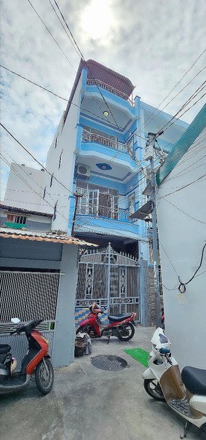 bán nhà 4 tầng hẻm hai xe máy hẻm phương sào thông qua hẻm thống nhất, dt 38,4m2 giá 3,095tỷ