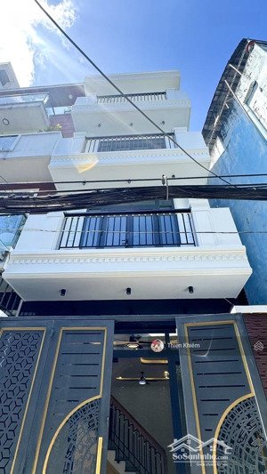 nhà bán đường oto sau căn mặt tiền dương quảng hàm - p.5 - gò vấp - 4 lầu mới