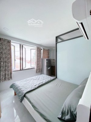 studio cửa sổ full nt 4,8 triệu - có thang máy, máy giặt sân phơi ngay bx miền đông
