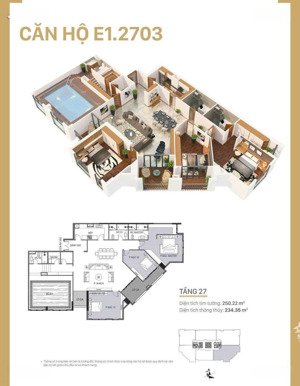penthouse view trọn hồ tây - toà e1 - d. el dorado - 659a lạc long quân---46,5 tỷ