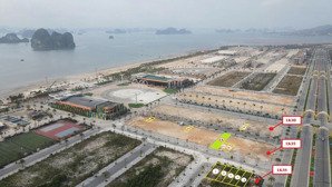 đón sóng đặc khu vân đồn, bán lô góc xây khách sạn mặt biển phương đông, dt 140m2, giá 57tr/m2