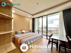 thuê ngay studio ban công 35m2 siêu thoáng gần quận 1 - trường sa, quận bình thạnh - lh 