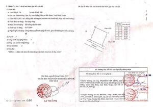 CHÍNH CHỦ CẦN BÁN GẤP LÔ ĐẤT VỊ TRÍ ĐẸP GIÁ ĐẦU TƯ NGAY XÃ HÒA THẮNG, BẮC BÌNH, BÌNH THUẬN