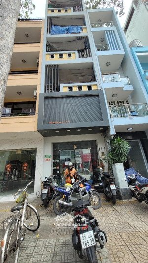 nhà chính chủ, shr 98m2, 1 hầm, 6 lầu - 4 x 23,2m, đang cho thuê 50 tr/1 tháng - giá 27 tỷ tl