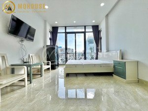 cho thuê căn hộ studio full nội thất - bancol - mặt tiền - thang máy - ngay ngã tư phú nhuận