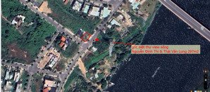 đất biệt thự 2 mặt tiền view sông hòa xuân, vị trí đắc địa: thái văn lung & nguyễn đình thi, 297m2